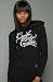 Crooks and Castles The Creedo Text Pullover Hoody in Black hood ,Sweatshirts for Women