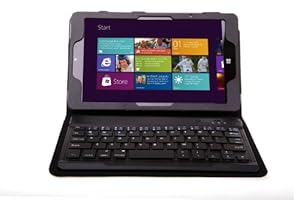 keyboard bluetooth aerb detachable portfolio lenovo ideatab case miix wireless stand tablet