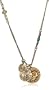 Lucky Brand Triple Charm Gold-Tone Necklace, 20 With 2" Extender