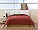 Read Villa Collection Solid Color Reversible Queen Comforter, Chocolate To Brick Details Villa Collection Solid Color Reversible Queen Comforter, Chocolate To Brick