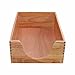 Carver Double Deep Wood Desk Tray, Legal Size, 16 x 11 x 5.5 Inches, Oak Finish (CW08221)