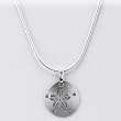 Holly Yashi Niobium Sterling Silver Sand Dollar Necklace