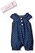 The Children's Place Baby Girls' Chambray Romper Set