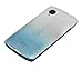 Xcessor Transition Color Flexible TPU Case for LG Nexus 5. With Gradient Silk Thread Texture. Transparent / Light Blue