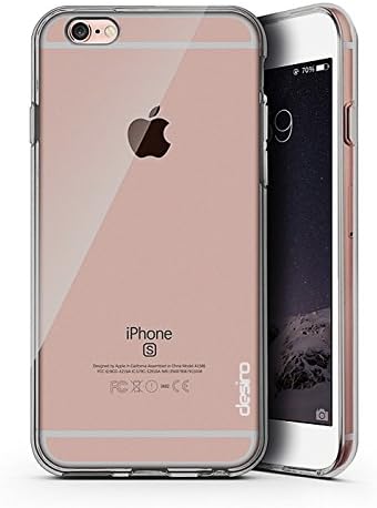iPhone 6S Plus case, iPhone 6 Plus case, Desiro® [Smoke Black] Crystal Clear Transparent Flexible Soft TPU Ultra Slim Fit Protective Case Cover for Apple iPhone 6 Plus &amp; 6S Plus (5.5")