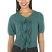 Mossimo  Black: Ultra Soft Ruffle Cardigan - Zenith Teal