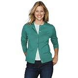 #5: Lands End Womens Regular Fine Gauge Cotton Cardigan Sweater Guitar accessories Music Gear #5: Lands End Womens Regular Fine Gauge Cotton Cardigan Sweater