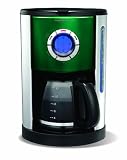 Morphy Richards Accents 47093 Digital Filter Coffee Maker, Green