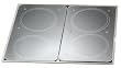 Wenko 2712663100 Herd-Abdeckplatte Universal - 2er Set, f�r alle Herdarten, Kristallglas, 30 x 4.5 x 52 cm