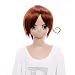 Party Hetalia Feliciano Vargas Short Dark Brown Cosplay wigs With Bang
