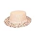 Lace Band Floral Brim Porkpie Straw Hat