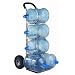 Magline HBK128HM4 Aluminum Bottle Water Hand Truck, Loop Handle, Pneumatic Wheels, Silver, 500 lbs Load Capacity,  55" Height, 11" Width x 20" Depth