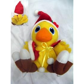 Final Fantasy: 6-inch Chocobo Plush Doll - Santa Clause