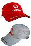 Caps 2 Formula 1 F1 NEW McLaren Red & Silver Hamilton