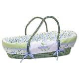 Trend Lab Caterpillar Moses Basket Set - Sage... by Trend Lab