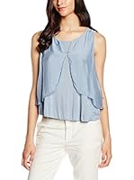 Laura Moretti Blusa (Azul Claro)