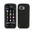 Black Silikon Case Silicon Skin Tasche H�lle schwarz Nokia 5800 Xpress Music