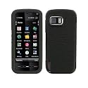 Black Silikon Case Silicon Skin Tasche Hülle schwarz Nokia 5800 Xpress Music