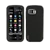 Black Silikon Case Silicon Skin Tasche H�lle schwarz Nokia 5800 Xpress Music