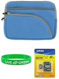 Acer Aspire One AOA150 8.9-Inch Netbook Neorpene Sleeve Case and 8 GB Micro SDHC Memord Card