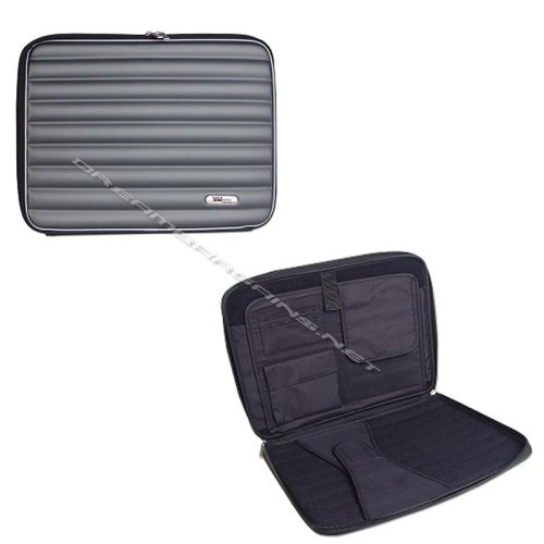 DreamBargains Premium Shock Absorbent Notebook Storage Sleeve - up to 14.1" - Gray