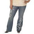 Plus Pure Energy Flare Denim - Bleach