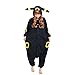 ESY Costume Adult Pajamas Cosplay Onesie Black Umbreon L