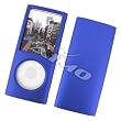 Apple iPod Nano 4 (4th Generation) Rubberized Snap-On Hard Case Protector Blue