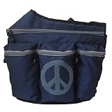 Navy Peace Diaper Bag