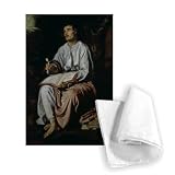 St. John the Evangelist on the Island of.. - Tea Towel 100% Cotton - Art247 - Tea Towel - 46x70cm