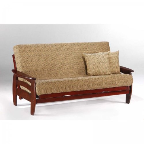 Corona Queen Futon (Rosewood) x 38.625D)