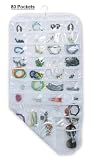 B&E Home Essential - 80-Pocket Hanging Jewelry Organizer