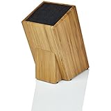 Kapoosh Dice Knife Block, Bamboo Wood