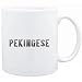Mug White " Pekingese " Dogs