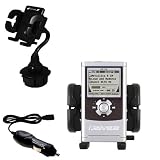 iRiver H140 Auto Cup Holder with Car Charger - Uses Gomadic TipExchange
