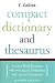 Book Collins Compact Dictionary & Thesaurus, 2e