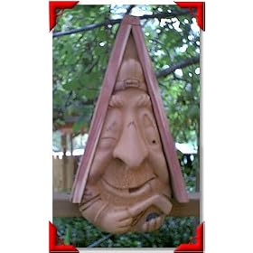 Gnome Birdhouse - Hockey Player by Woodside Gardens