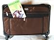Medium Brown Mascot Tutto Sewing Machine on Wheels Carrier Case