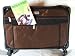 Medium Brown Mascot Tutto Sewing Machine on Wheels Carrier Case