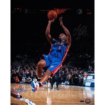 Chauncey Billups Detroit Pistons Jump Shot Vertical 16x20 Photo