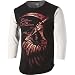 Fallen COB Reaper Baseball Jersey - Men's Black/Natural, M