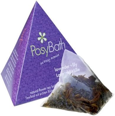 Tea Posy Lavender and Lily Bath Tea (Set of 3)
