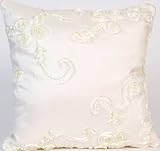 Glenna Jean Story Time Pillow - Cream Ribbon