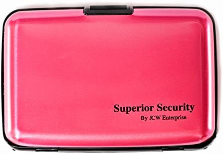The Original "Superior Security" RFID Blocking aluminum wallet Credit Card holder Best protection for all your bank, credit, ID, ATM cards