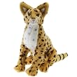Serval Sitting Stuffed Plush Toy 12" H