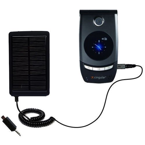 Solar Powered Rechargeable External Battery Pocket Charger for the Cingular StarTrek / Star Trek - uses Gomadic TipExchange Technology
