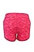 90 Degree By Reflex Kids - Girls Running Shorts - Junior Activewear - Pink Stripe Space Dye/Dark Pink/Light Pink Large (12)