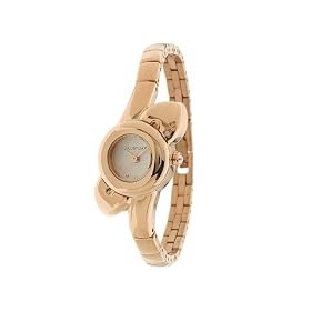 Click here to buy Jill Stuart WoMens Petal Collection Pink Gold-Tone Bracelet Watch #SILDF001 by Jill Stuart.