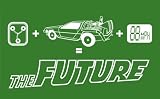 Back To The Future T-shirt, Marty McFly T-shirts, Sci-Fi Movie T-shirts, Small, Red