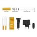 Doppelpack Starter Kit mit zwei E-Zigaretten, Verdampfer Elektronische Zigarette E Smoker Dampfer elektrische E Zigarette cigarette Starter Set E Ziggi USB - KFZ - Netzladeger�t